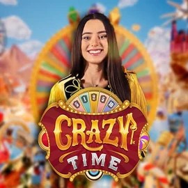 Crazy Time logo by Evolution at Lysa Casino