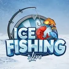 Ice Fishing Live slot visual from Evolution available on lysa-casino.eu