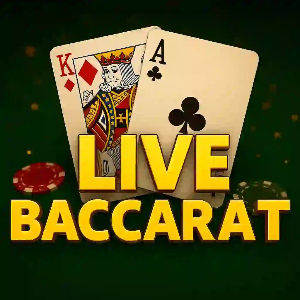 Live Baccarat by Evolution, showcased at lysa-casino.eu – game logo